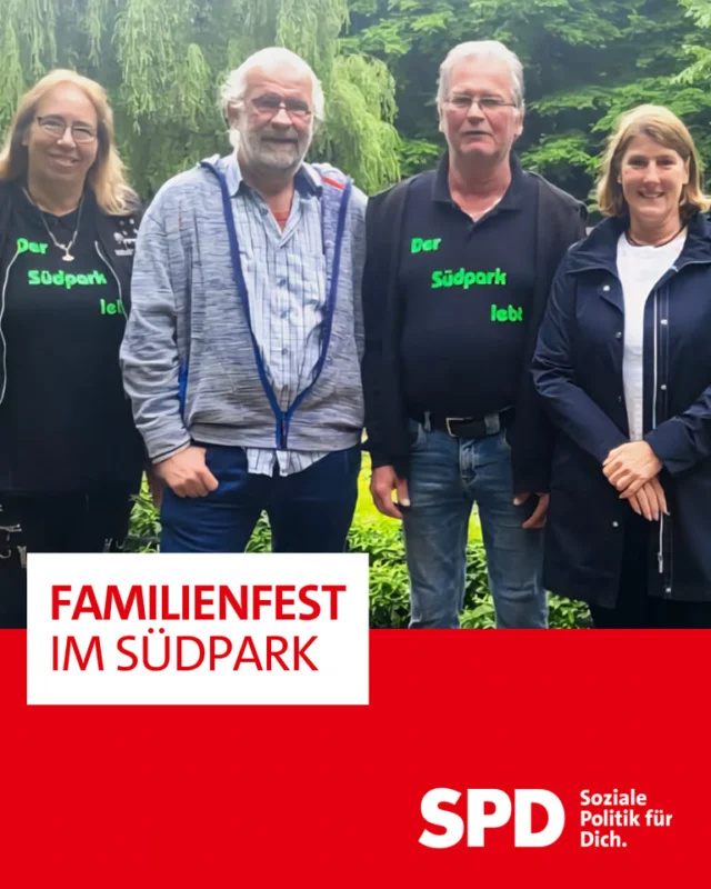 Was für ein großartiges Familienfest im Südpark Lünen-Süd! 🎉 Ein riesiges Dankeschön an die Organisatoren für ihre tolle Arbeit – solche Veranstaltungen machen unsere Stadt lebendig, familienfreundlich und schaffen wertvolle Orte der Begegnung. 

Die Besucher konnten eine Trecker-Rundfahrt genießen, Live-Musik hören, Kinderattraktionen erleben und sich kulinarisch verwöhnen lassen. Ein rundum gelungener Tag für Groß und Klein! 

#DankeAnDieOrganisatoren #Familienfest #LünenSüd #GemeinschaftErleben #TreckerRundfahrt #SpaßFürAlle